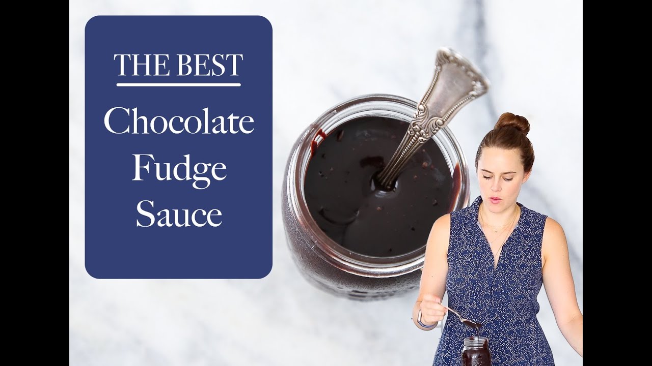 CHOCOLATE FUDGE SAUCE: This easy chocolate fudge sauce recipe is thick, rich & deeply chocolate.