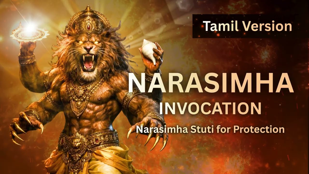 ஸ்ரீ நரசிம்மர் ஸ்தோத்திரம் | Lord Narasimha Bhakti Song | Protection and Strength