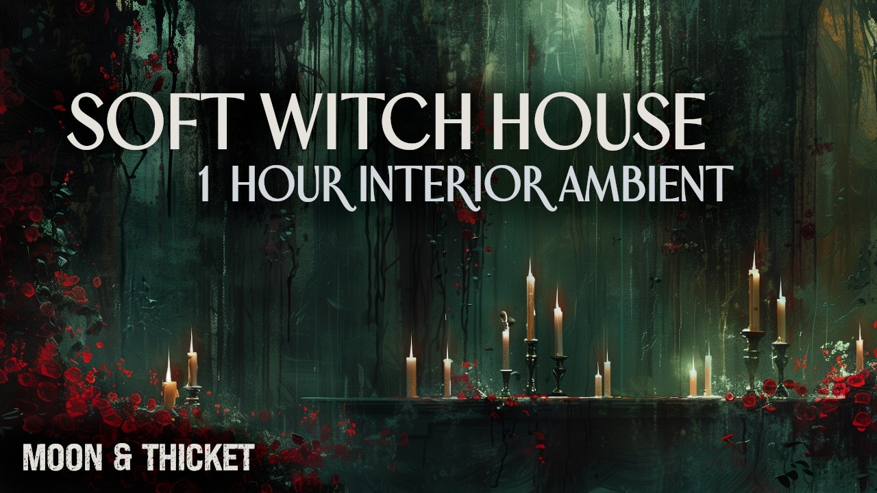 Witchy Ambient Music for Writing and Focus | 1 Hour | Soft Witch House, Slow Beat
