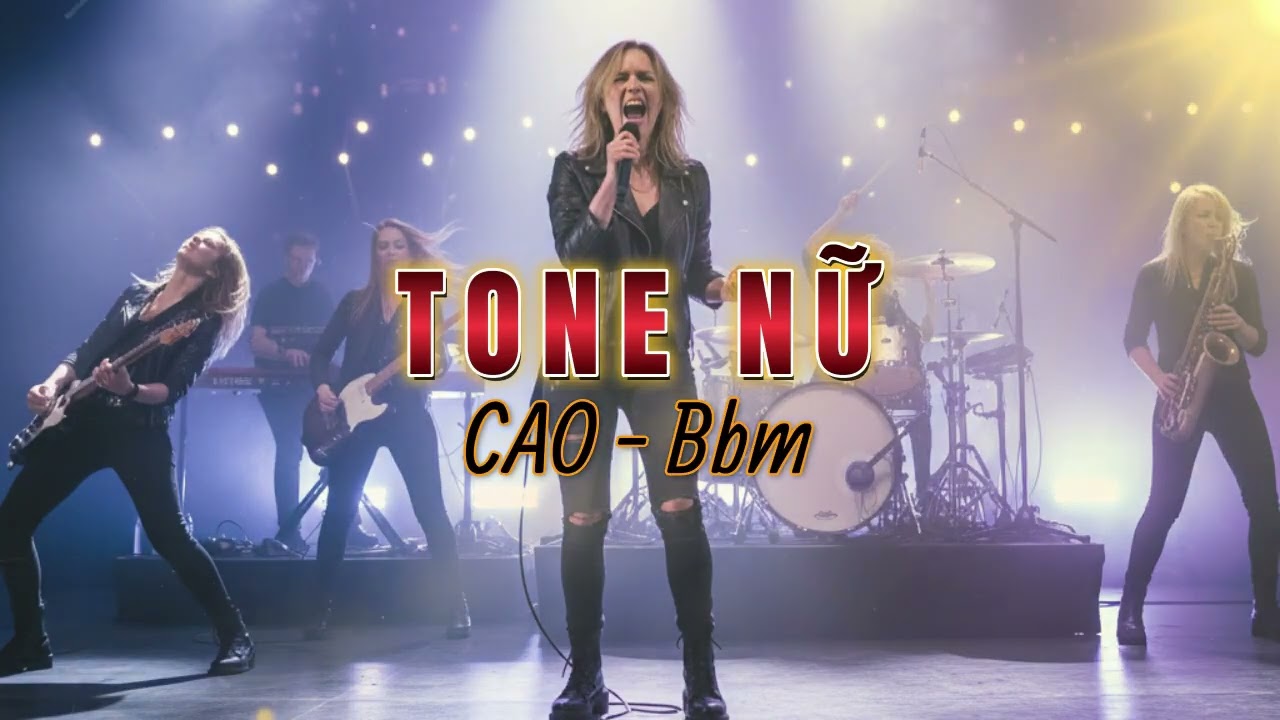 MƯA CHIỀU  METAL ROCK - Karaoke Tone Nữ Cao (Bbm)