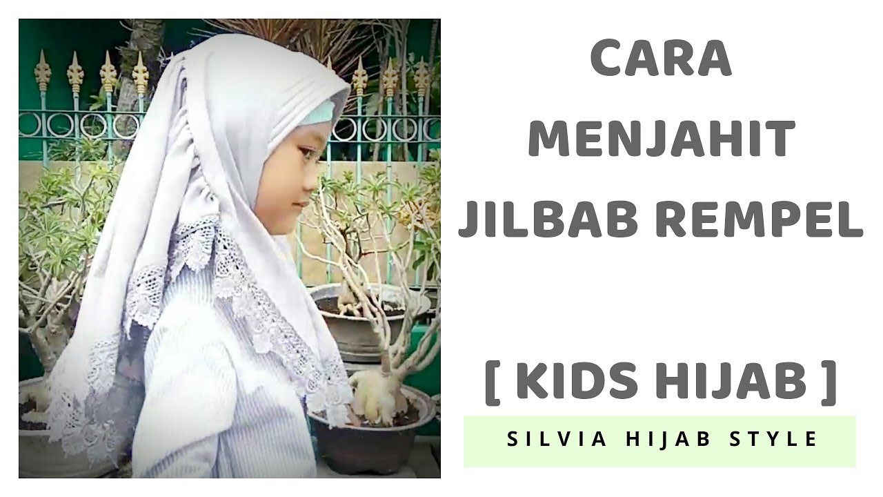 Cara Membuat Jilbab Anak dari pashmina - Jilbab Segitiga Rempel Terbaru untuk anak-anak