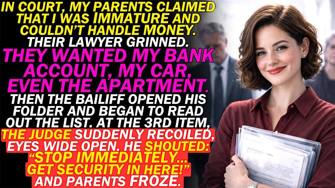 My Parents Demanded All My Possessions In Court — The Bailiff Made Them Both Freeze