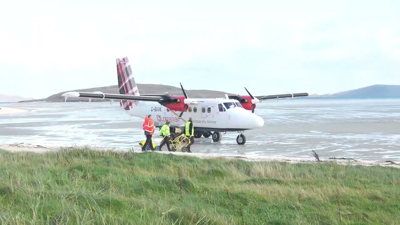 Flying to Barra: Beach Runway, Castle Bay & Whiskey Galore!