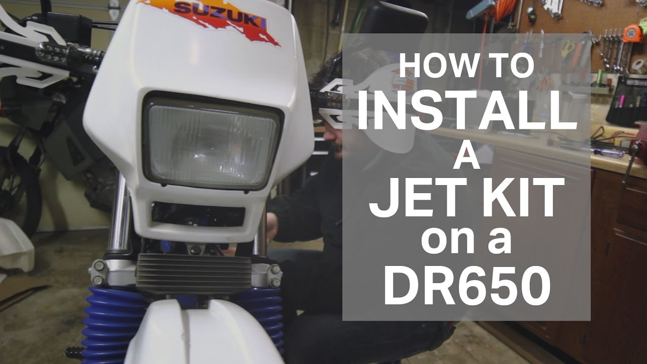 How to Install a Jet Kit on a Suzuki DR650 [BUY-BUILD-RIDE]