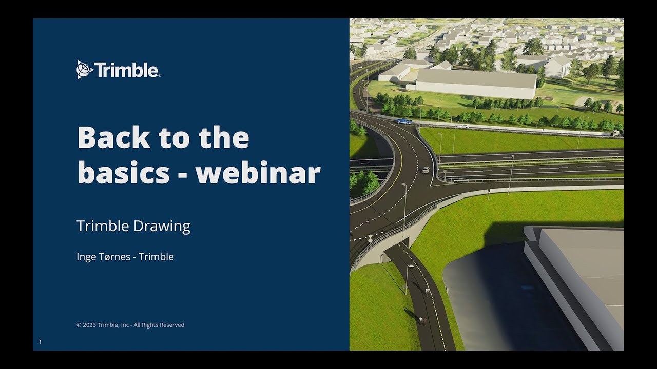 Trimble Drawing - webinar | Introduksjon til Trimble Drawing, en ny CAD plattform