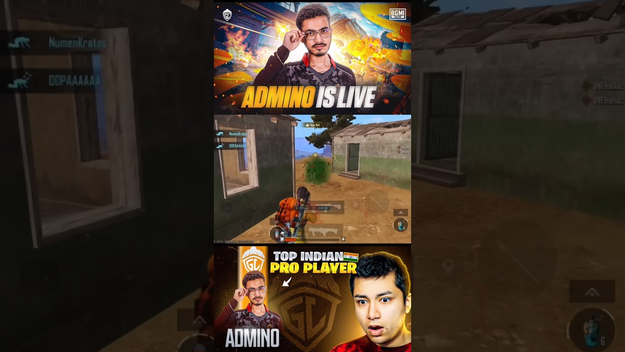 GodL Admino 1v3 in seconds 🔥 Dbs clutch 💥 Godlike Esports  💛 BGMS 2024 💪   @admino_gaming19 🏆