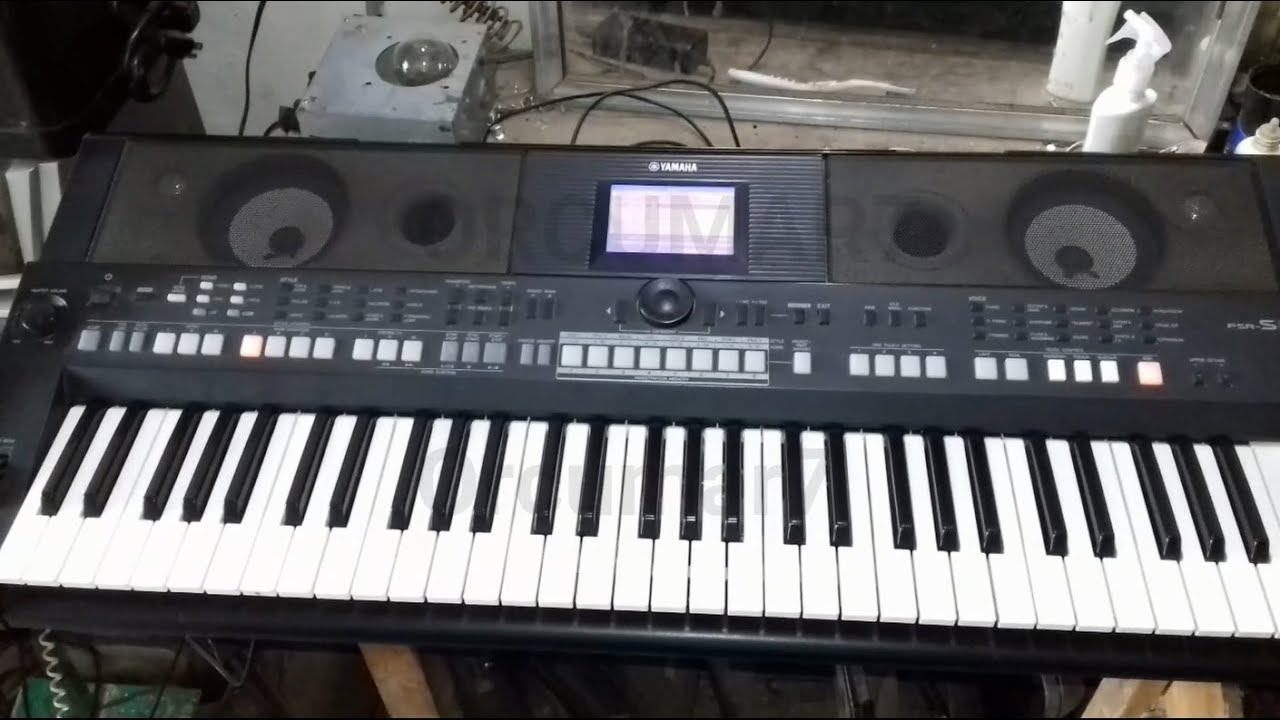 reparación piano Yamaha PSR S650 no prende y daños en el teclado