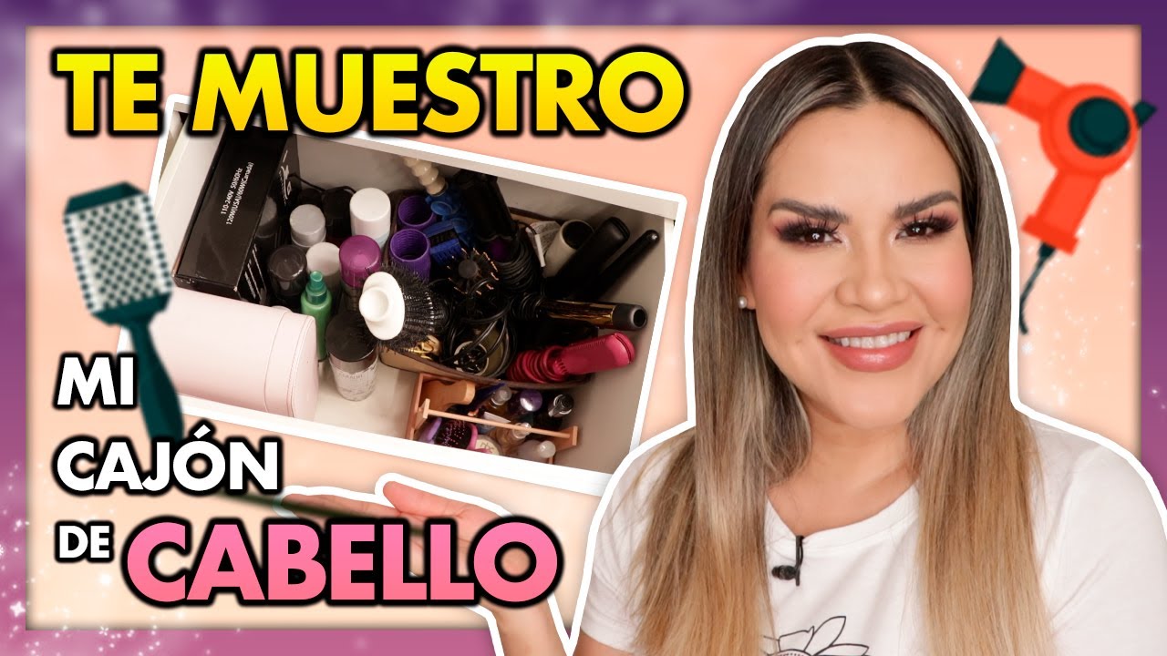 Lo que tengo en MI CAJON DE PRODUCTOS DE CABELLO, herramientas de calor y mas | Mytzi Cervantes
