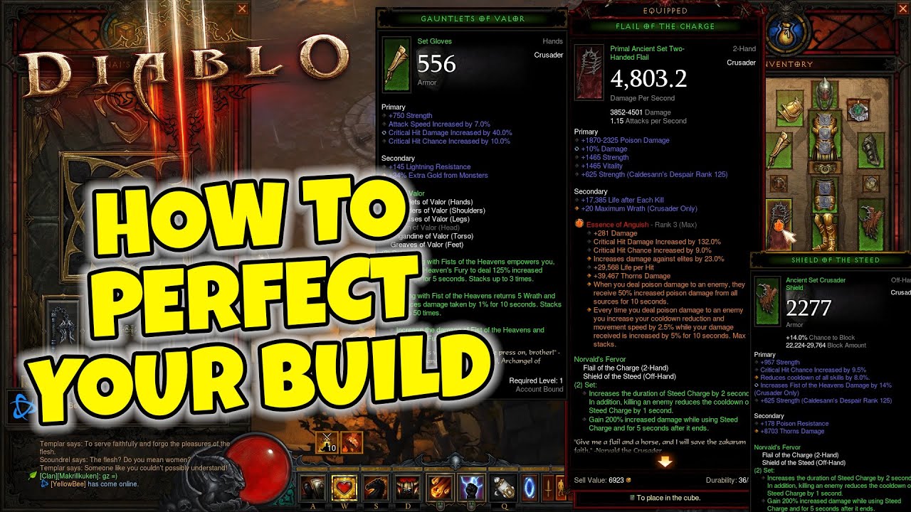Как ИДЕАЛЬНО усовершенствовать свою сборку в Diablo 3