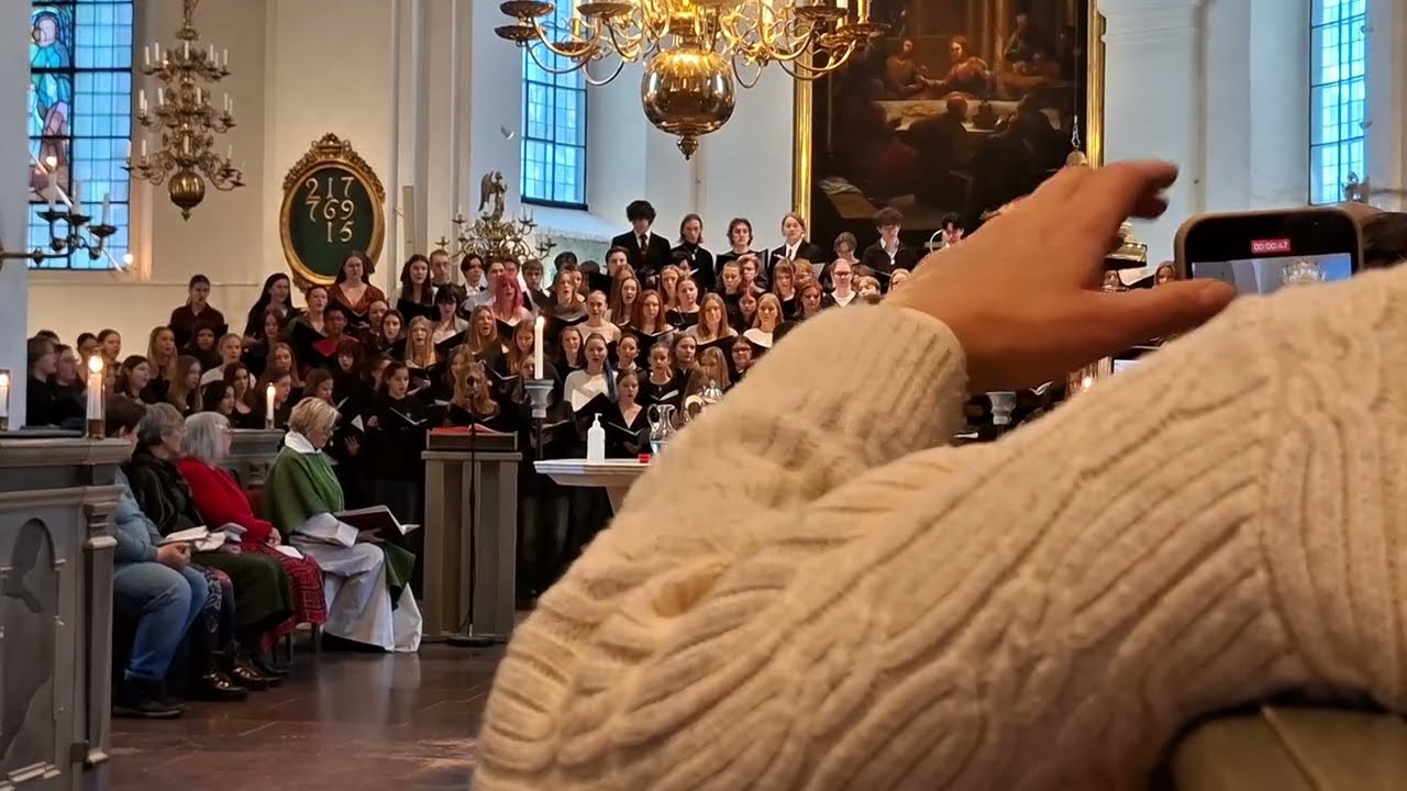 Från SKUR ungdomskörläger i Norrköping, med ca 150 ungdomar från Linköping, Visby och Växjö stift.
