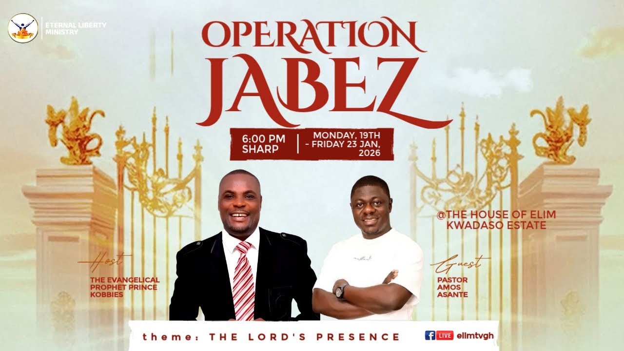 OPERATION JABEZ ’26 — The Presence of God