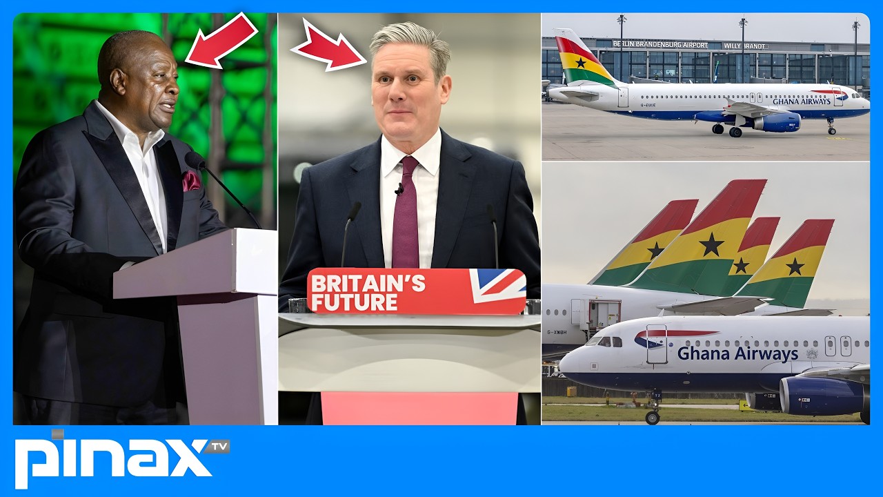 UK Under Pressure as Prez Mahama Unveils Ghana’s New Airline to Break British Airways’ Dominance 🚨