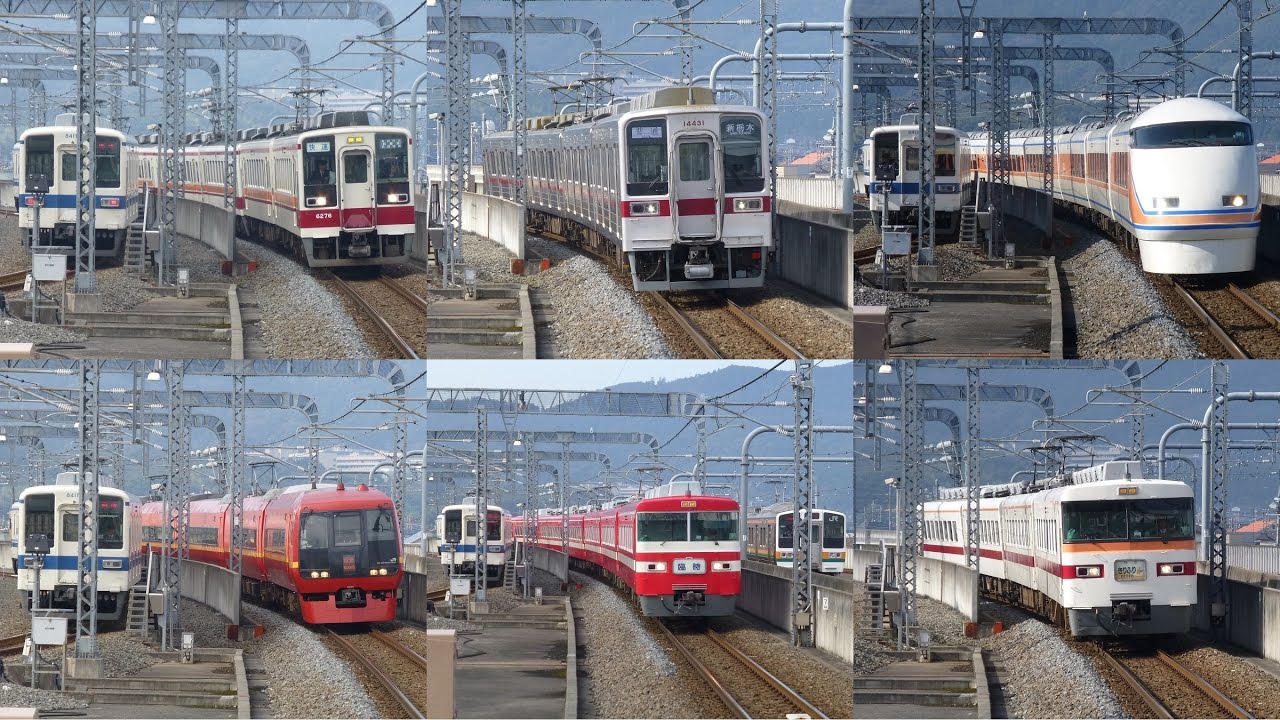 【2016年 東武日光線を走る ほぼ全車両たち】東武日光線を走る 6050系・10030系・100系・JR253系・1800系・350系・8000系 (警笛・ミュージックホーン・メロディーホーンあり)