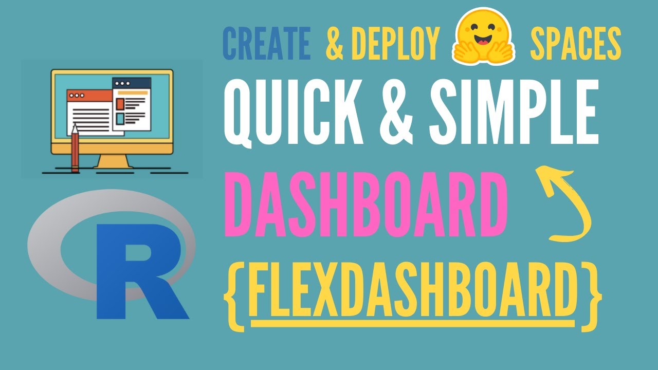 Excel to Simple Web Dashboard in R with FlexDashboard & Host it on Hugging Face Spaces