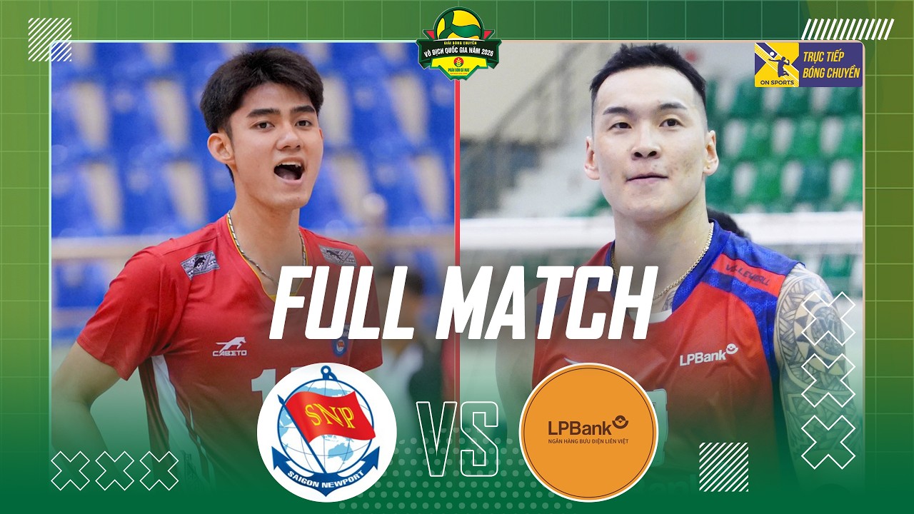 FULL MATCH | THỂ C&Ocirc;NG T&Acirc;N CẢNG vs LPBANK NINH B&Igrave;NH | Giải b&oacute;ng chuyền VĐQG c&aacute;c CLB 2026