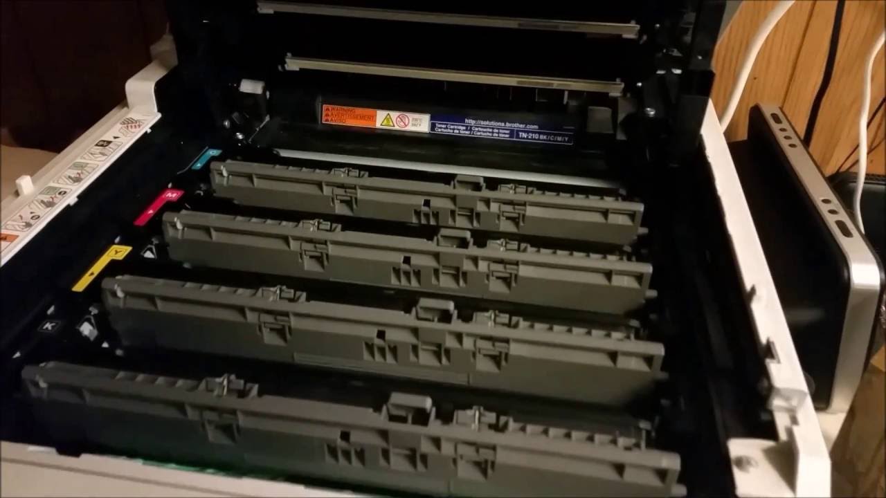How to Repair Brother Color Laser / LED Printer. Blank ,light pages