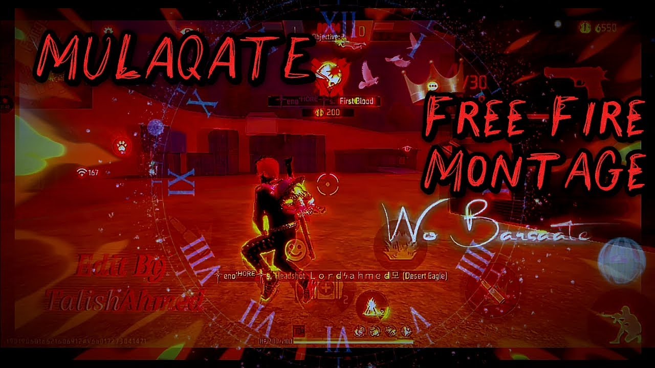 New Trending song 2025#MULAQATE#Freefire#Montage#edit#ahgaming
