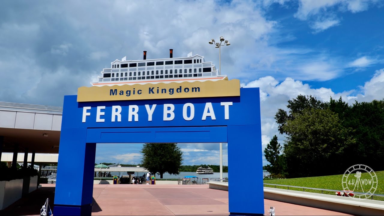 Magic Kingdom Ferryboat Full Ride Experience in 4K | Walt Disney World Florida September 2022