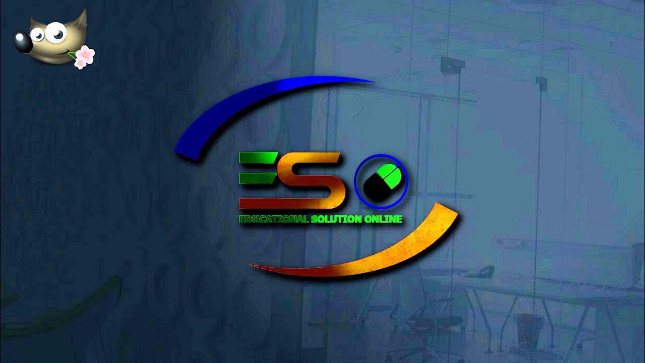 Professional Logo Design In Gimp Tutorial | How to make Logo In Gimp Photoshop