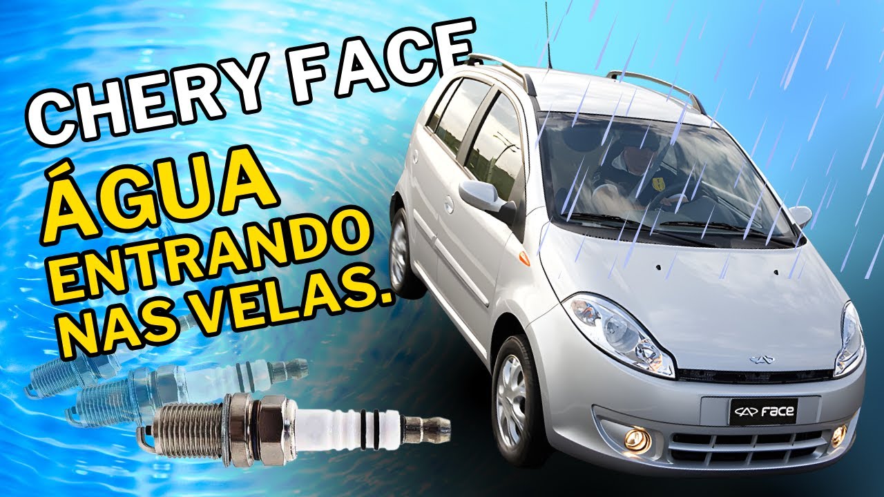 Chery Face - Água entrando nas velas. Um problema crônico desse veículo. Mas nós resolvemos.