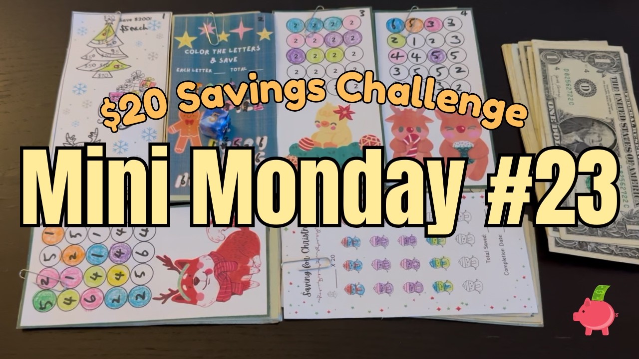 Mini Monday #23 | $20 Savings Challenge | Last Week of February