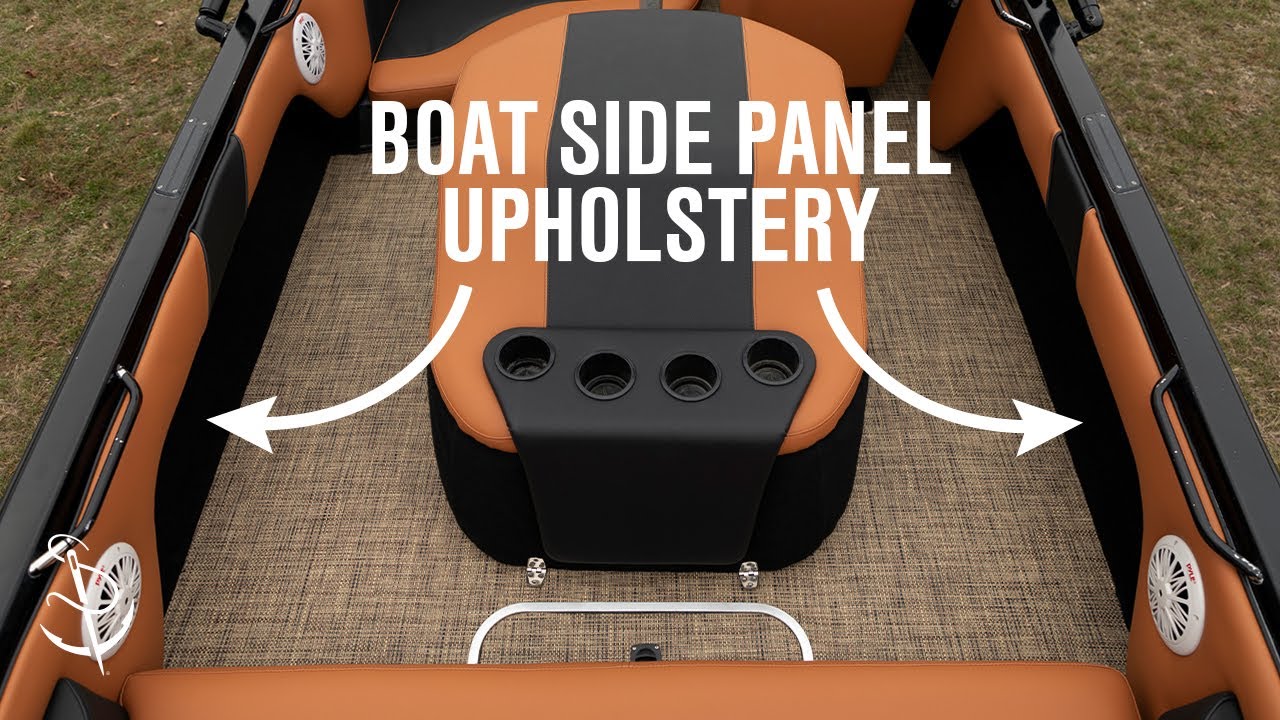 How to Upholster Side Panels on a Speedboat