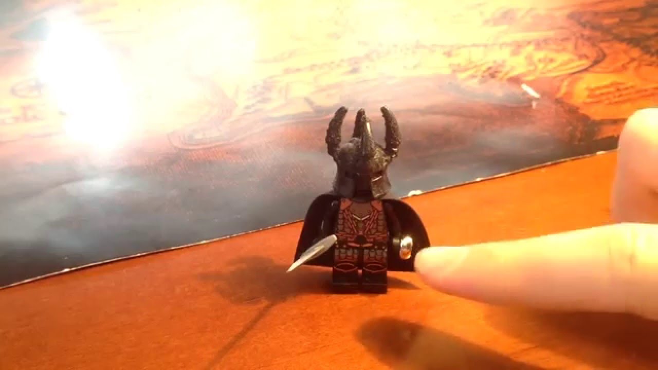 Lego Lord Of The Rings Sauron Custom Minifigure Review (обзор Саурона)
