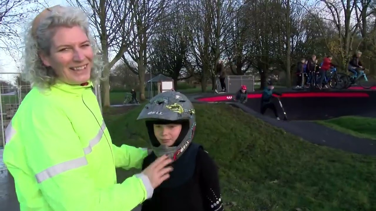 Pumptrackbaan in Winkel is open