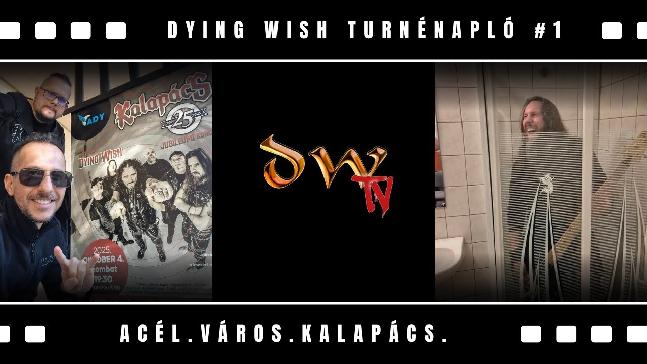 Dying Wish - Turnénapló #01 (dw tv 2025.10.04. Miskolc)  #live #bts #hungarianmetal #dyingwish