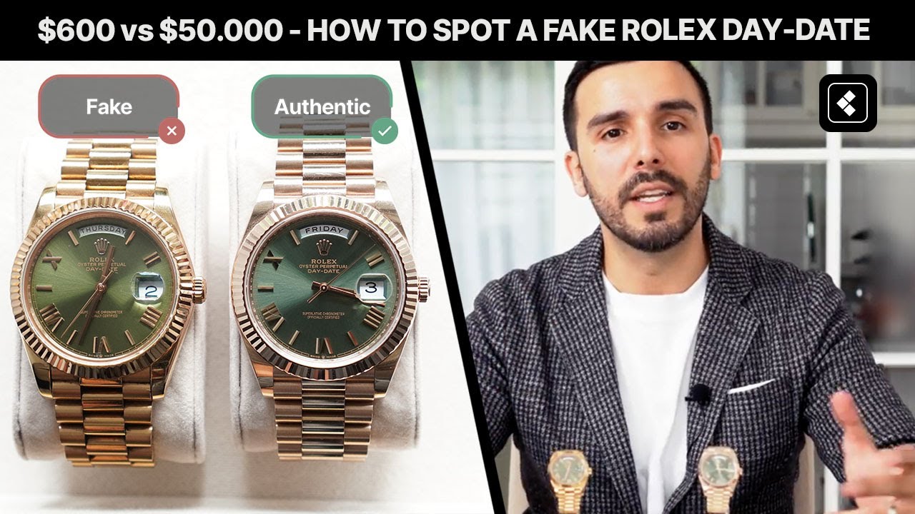 Ваши часы Rolex Day-Date могут оказаться поддельными