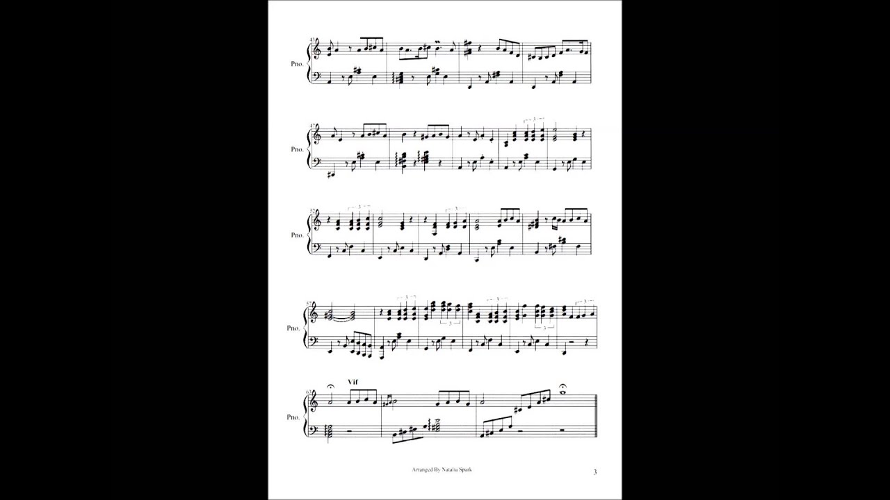 Por Una Cabeza - Carlos Gardel - Piano Cover (Sheet Music)