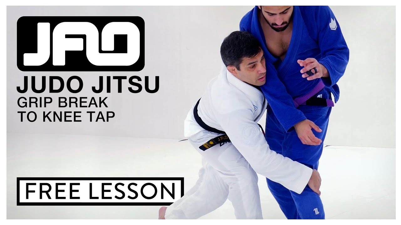 FREE LESSON: JUDO JITSU - Grip Break to Knee Tap