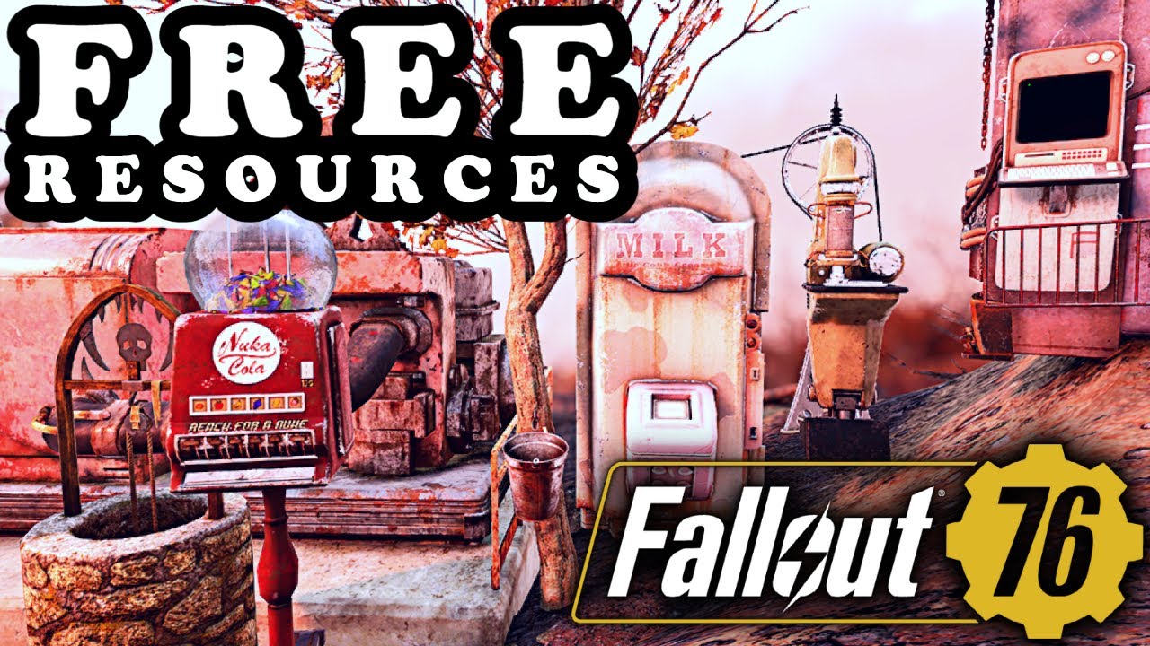All RESOURCE Generating CAMP Items - Fallout 76