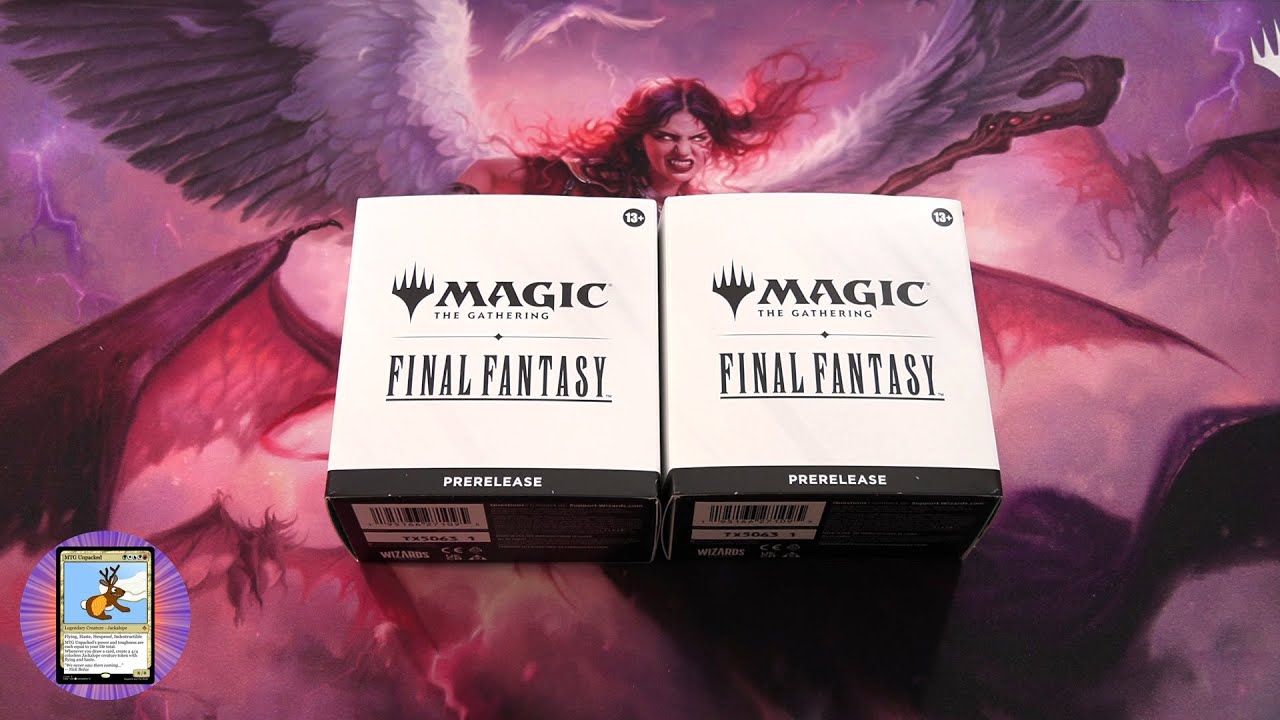 MTG Final Fantasy Prerelease Packs Unboxed - NICE PULLS!