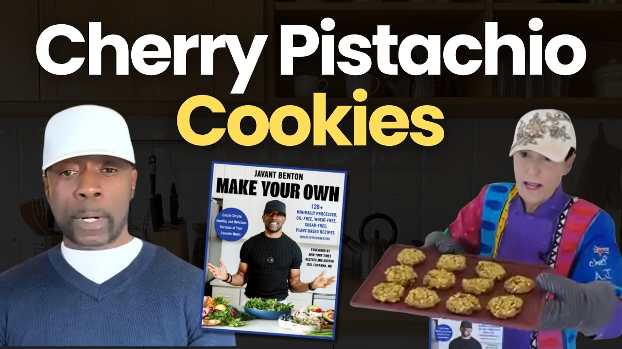 Cherry Pistachio Cookies from Javant's New Cookbook!