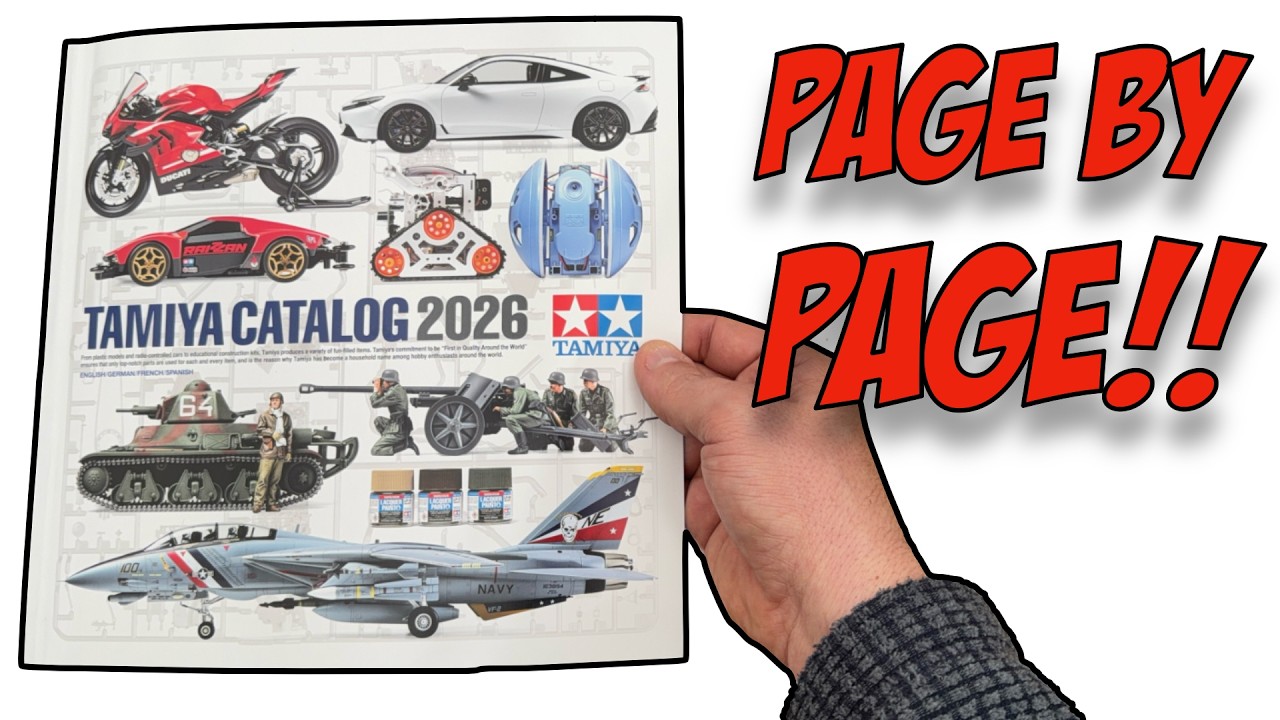 Tamiya's 2026 Lineup | New Cars, Tanks & Aircraft CATALOGUE