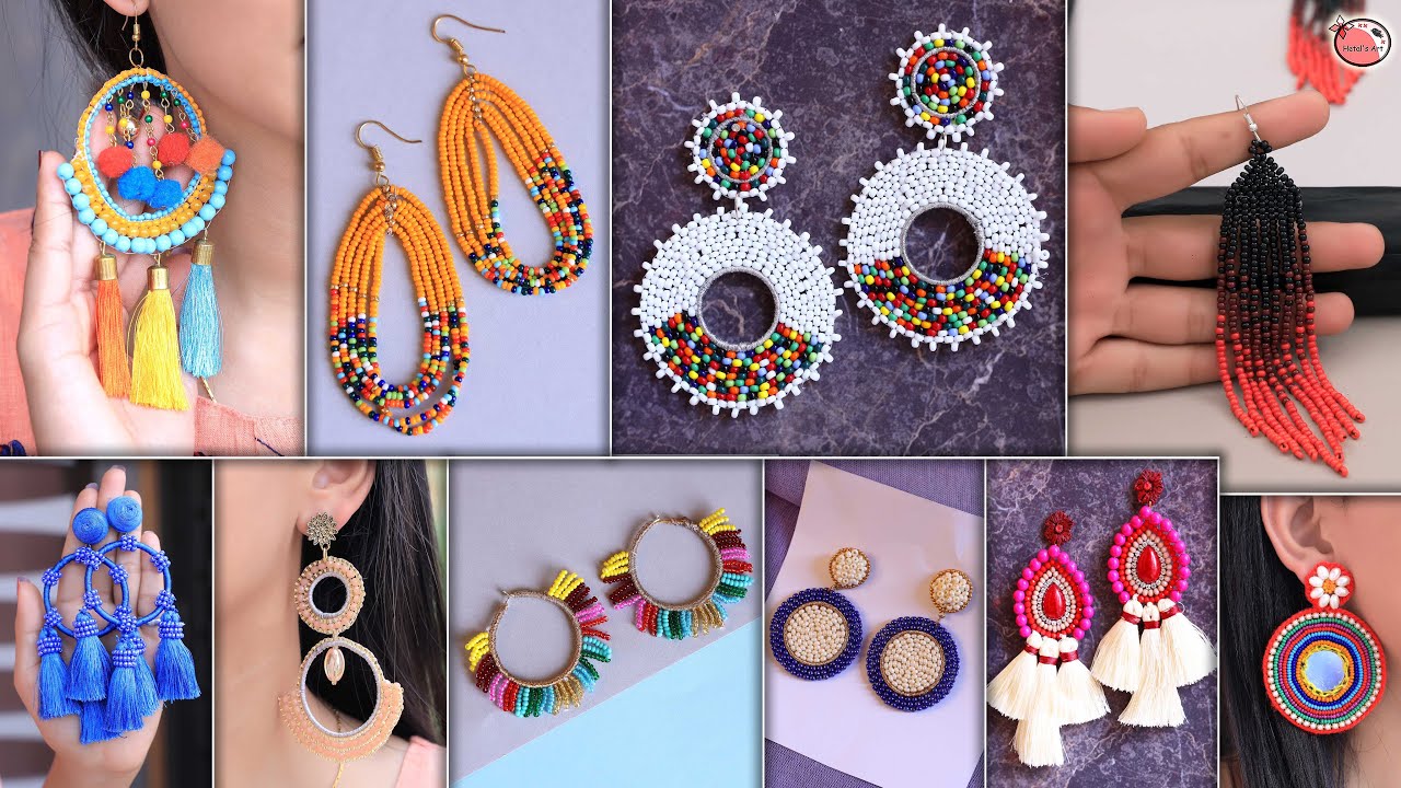 10 New Fashion Earrings Ideas | Suitable on Western & Traditional Kurti, Gown Dresses & Saree