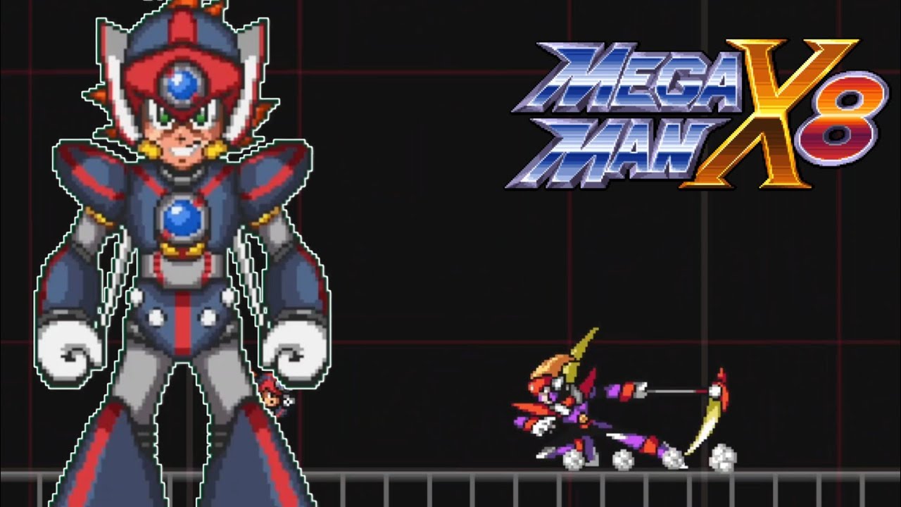 MEGA MAN X8 DEMAKE - AXL | TROIA BASE - SECRET BOSS 3 | AXL VS RED | GAMEPLAY 10 - NO DAMAGED