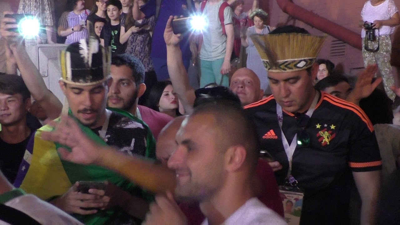Mundial 2018. Brazil band in Red Squade, Moscow 28.06.2018 - Baianidade Nagô