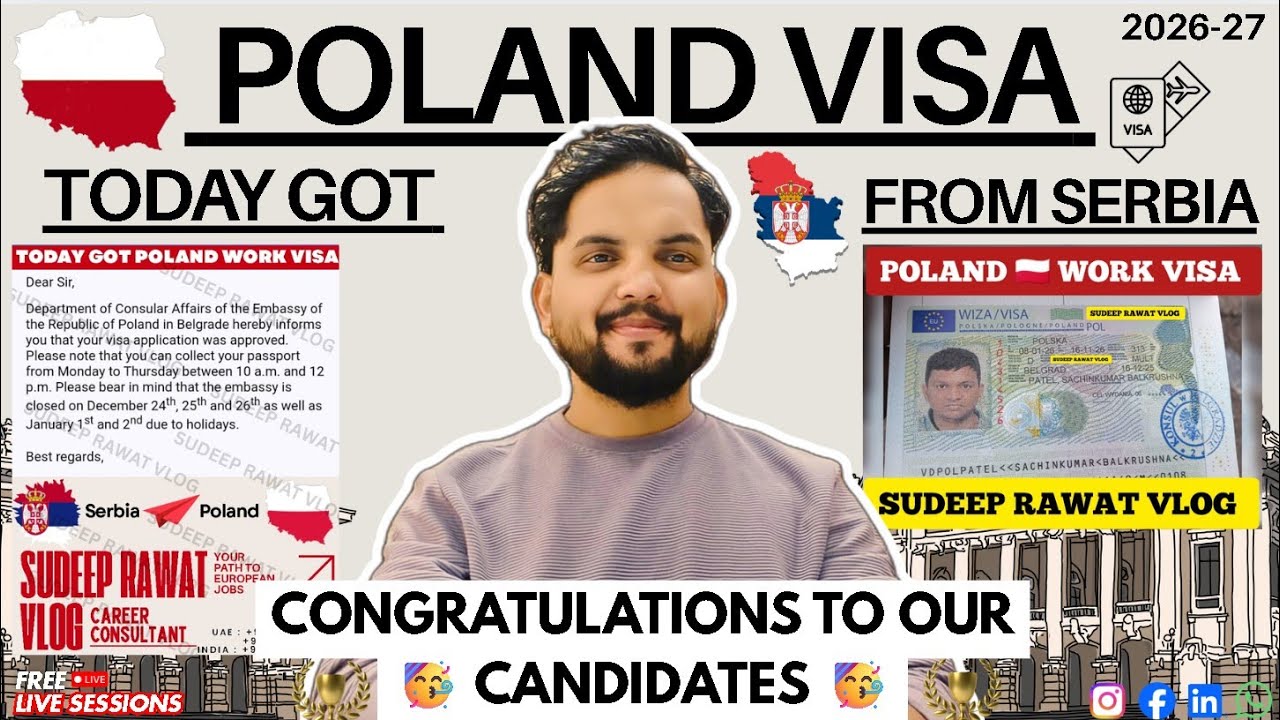 🙋&zwj;♂️2026 - 2027 TODAY GOT POLAND 🇵🇱 WORK VISA 😎 😎 ⚡ ⚡ 🌟