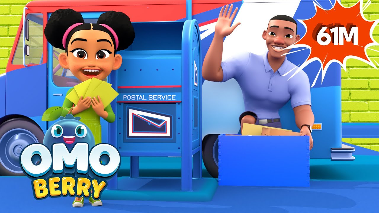 Post Office Rush Song About Postal Workers & Community Helpers + More OmoBerry Learning Songs