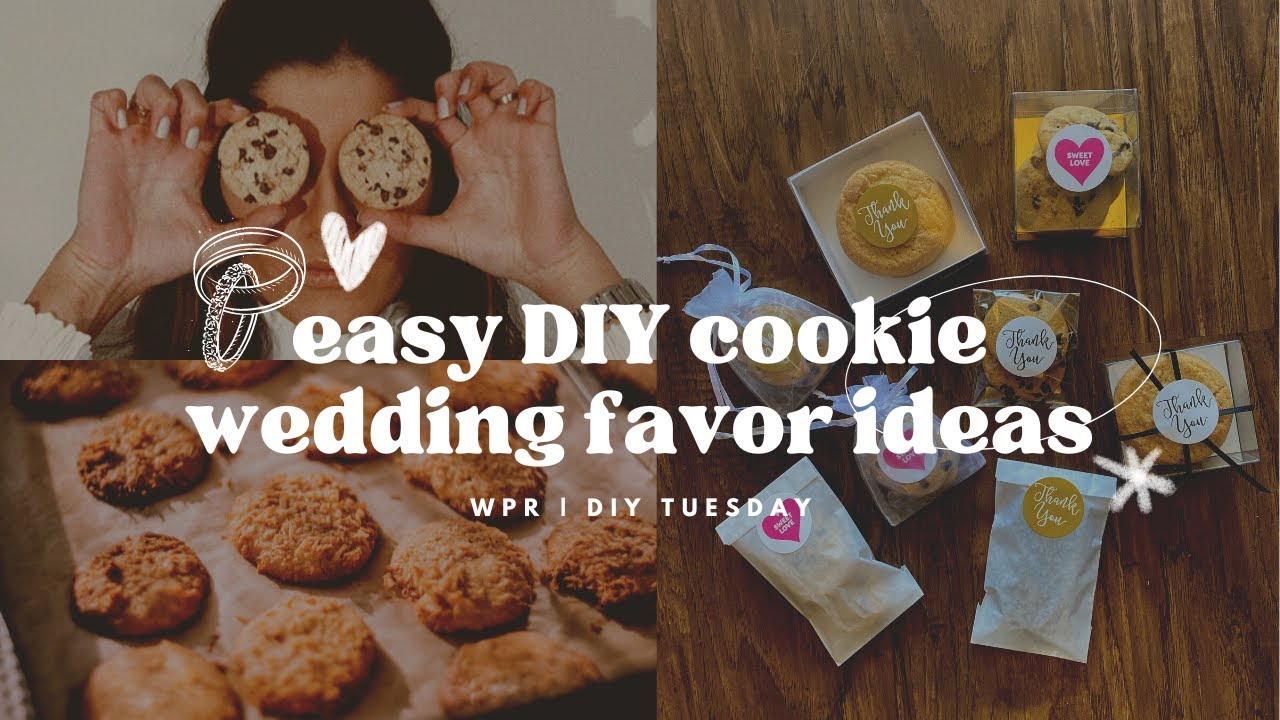 DIY Cookie Wedding Favor Ideas | Cheap | Affordable | Sweet Memories for Your Guests