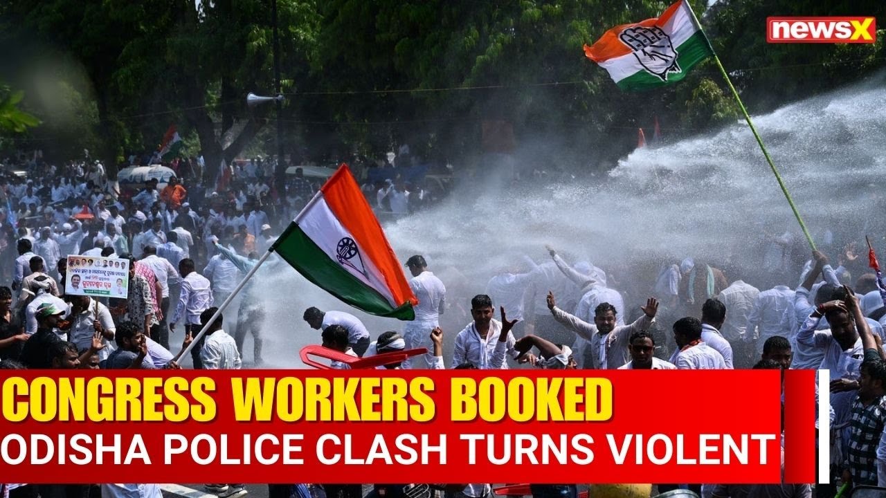 Over 5,000 Congress Workers Booked After Violent Clash with Police in Odisha | NewsX