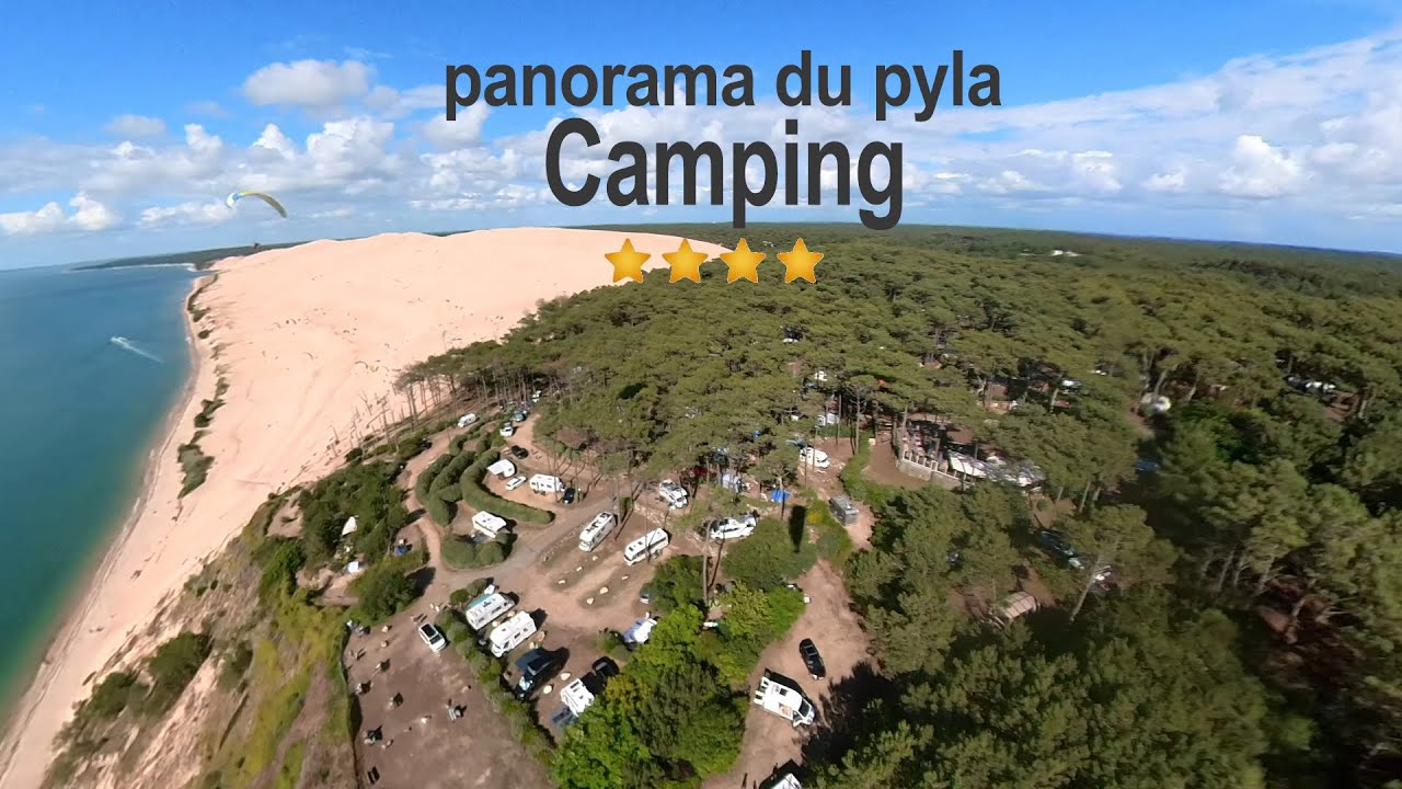 Dune du Pilat,  Paragliding, info panorama Camping
