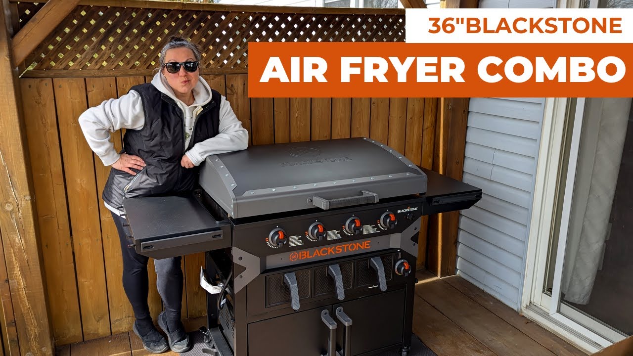 36 Blackstone Griddle with Air Fryer Combo - Features, Cleaning, Seasoning and Review