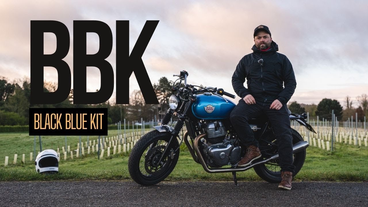 Black Blue Kit - New custom kit for my Royal Enfield Interceptor 650