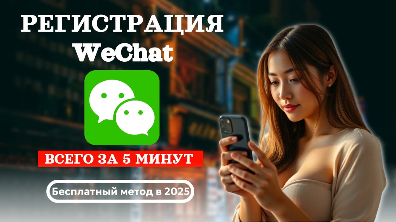 Как зарегистрироваться в WeChat за 5 минут | Регистрация WeChat в 2025 году | WeChat бесплатно