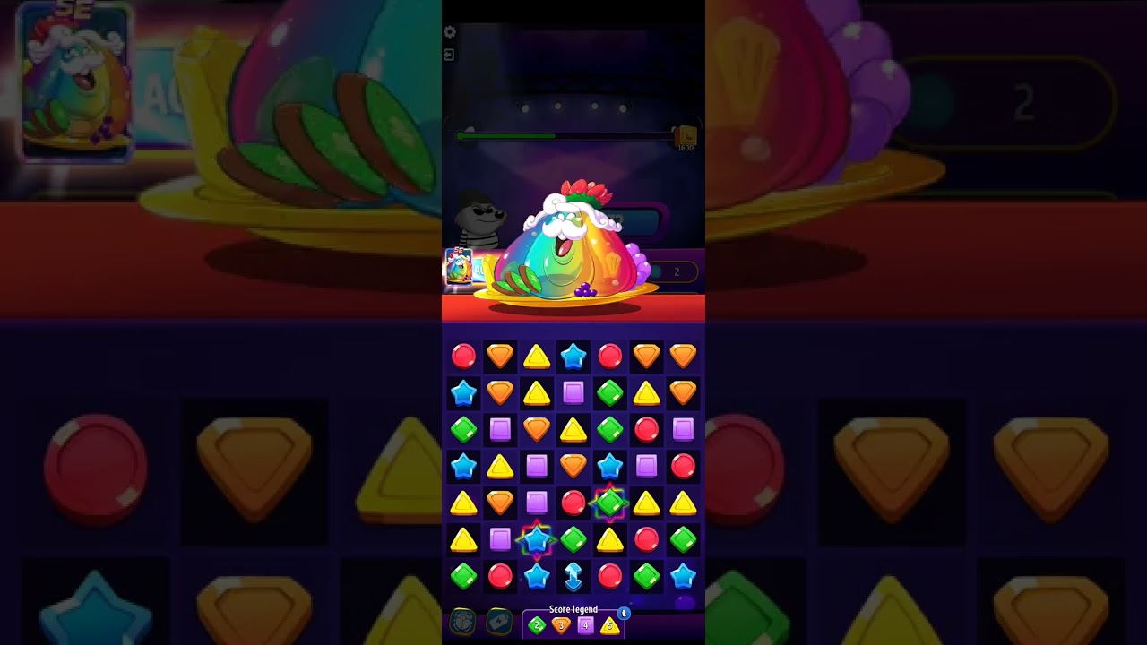 Jan 10, Mountain Trail Stage 2 - Funky Tiles with Rainbow #matchmaster #cosmicrush #lightningstrike 