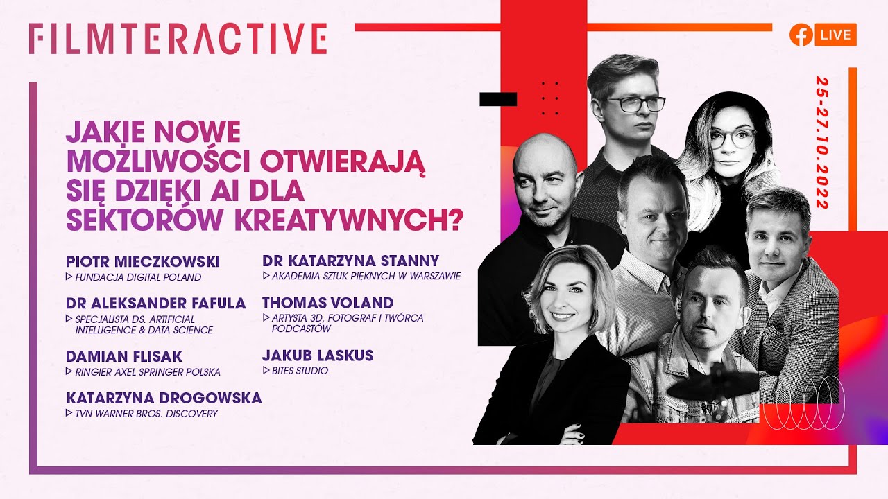 Jakie nowe możliwości otwierają się dzięki AI dla sektorów kreatywnych? | Filmteractive 2022