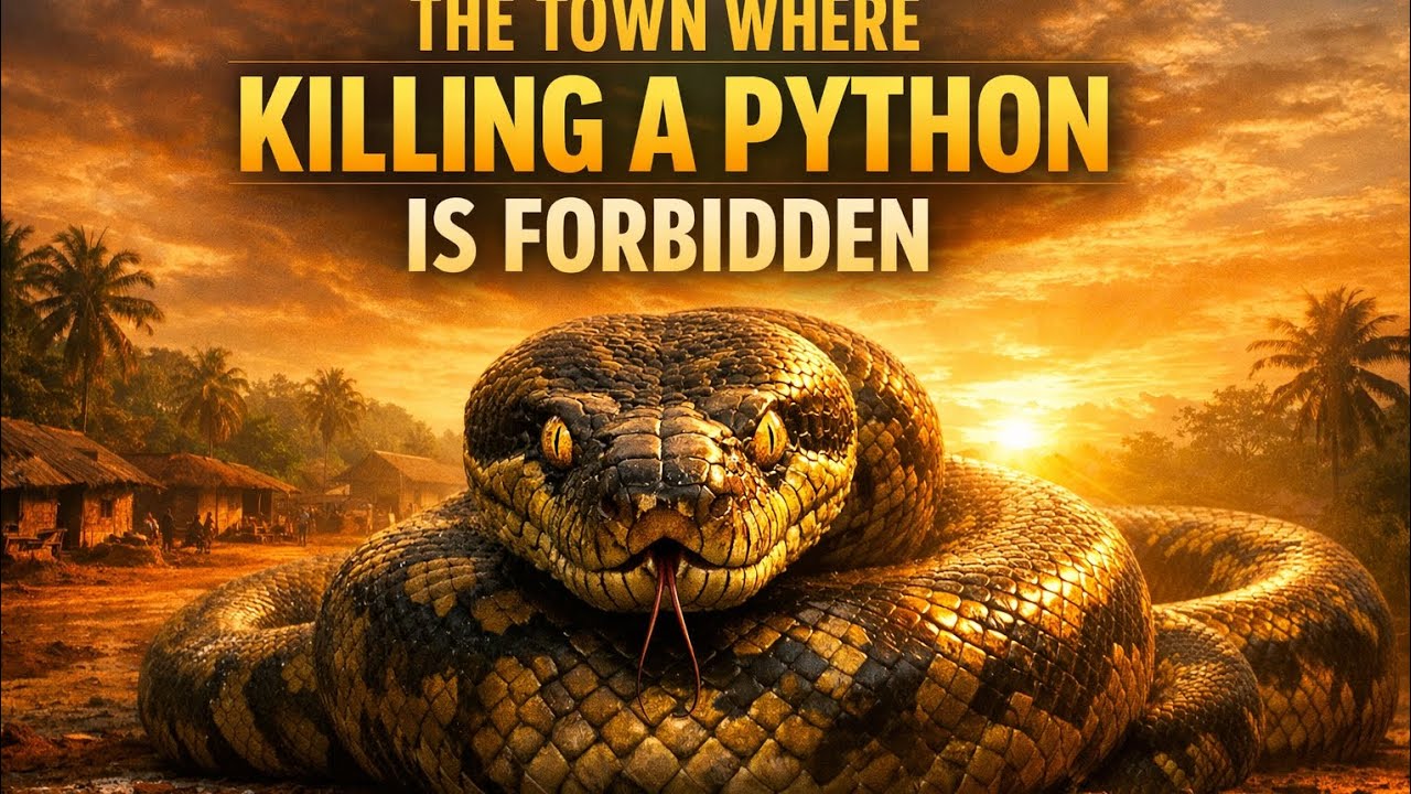 THE TOWN WHERE KILLING PYTHON IS FORBIDDEN 